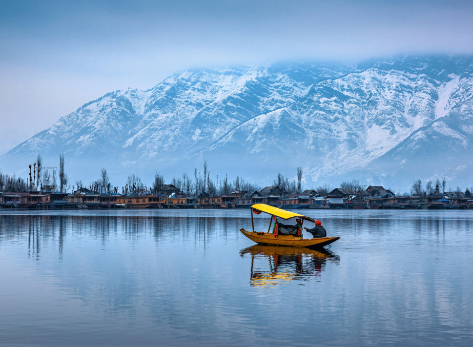 Kashmir landscape with mountains